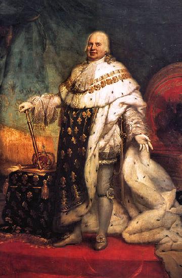 unknow artist Portrait of Louis XVIII of France oil painting image